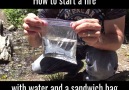 Start A Fire With Water