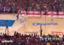 Stephen Curry HITS from beyond half-court!