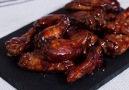 Sticky Pomegranate Chicken Wings