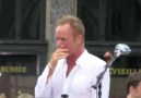 Stingin Englishman In New York şarkısını New Yorkta Canlı Söylemesi