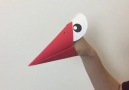 Stork with moving beak for kidsBy youtube.compapermagic Paper Magic