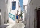 Streets of Mykonos Island In Greece