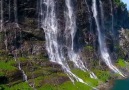 Stunning Seven Sisters Waterfall in Norway!Credit Aerial Norway