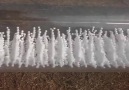 Styrofoam dancing to sound waves.