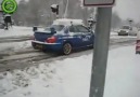 Subaru Impreza Pulls Truck Out of The Snow