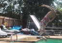 Summertime Diving Board Pool Fails