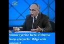 Sünnet yerine kaza kılmama karşı çıkıyorlar. Bilgi alabilirmiyiz?