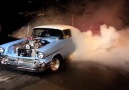 Supercharged Big Block '57 Chevy Bel Air Monster Burnout