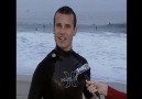 Surfer at the Wedge in Newport Beach