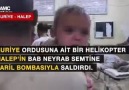 Suriye ordusuna ait bir helikopter varil bombasıyla saldırdı