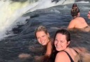 Swimming on the edge of Victoria Falls &