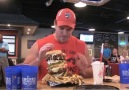 Tag a mate who could DEMOLISH this monster burger! Via Randy Santel