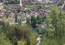 Taking the fast way down the mountain in Harderkulm Switzerland C @hooeny