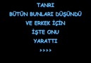 Tanrı Önce Erkeği Yarattı!=))))