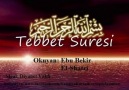 TEBBET SURESİ VE TÜRKÇE ANLAMI