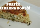 Teflonda Makarna Böreği