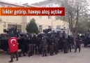 Tekbir getirip, havaya ateş açtılar