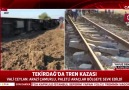 Tekirdağda tren kazasıSon gelişmeleri A Haber muhabiri Yavuz Demir aktardı