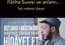 TEK NEFESTE FATİHA SURESİ HAYY MAŞALLAH NE KADAR DA GÜZEL OKUYOR...