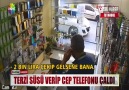 Terzi süsü verip cep telefonu çaldı