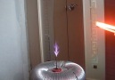 TESLA POWER - Tesla's free energy coil in action!
