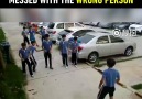 That one kid who kicked the car and hurt himself...