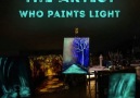 The artist who paints light