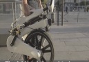 The folding bike and its home storage for home or office