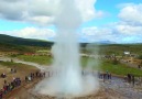 The Great Geysir In Iceland