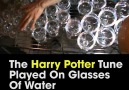 The Harry Potter Tune Played On Glasses Of Water