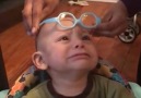 The moment this little guy finally gets his eye sight back...