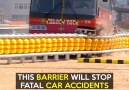 The 'Rolling Barrier System' is designed for safer roads
