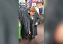 The saying goes dance in a robe at the store like no one is watching right