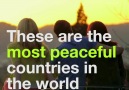 These are the most peaceful countries in the world