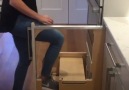 These foldable kitchen stairs help you reach the top shelf of your cabinets