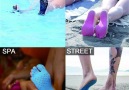 These invisible slippers are great for beachAvailable here