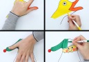 These palm art creations are great to keep the kids occupied (and quiet)