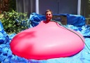 The Slow Mo Guys - 6ft Man Inside a 6ft Water Balloon