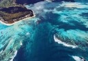 The underwater waterfall of Mauritius is amazing