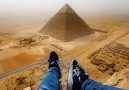 The views from the top of a pyramid