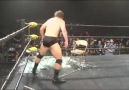 Things Get Messy When a Wrestler Gets Powerbombed Into a Glass...