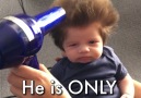 This baby has the most incredible head of hair!