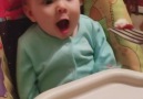 This babys reaction to food has just made my day