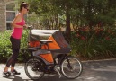 This bike turns into a stroller.