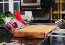 This cutting board will keep you organized in the kitchen.