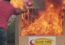 This fire extinguishing ball can be a life saver!
