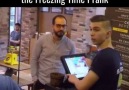 This freezing time prank is absolute gold Credits HowAboutBeirut