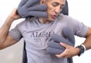 This giant hand pillow will make sure you sleep well while travelling