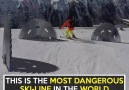 This GoPro footage of this ski-line is insane