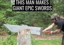 This guy makes the most epic giant swords Ive ever seen